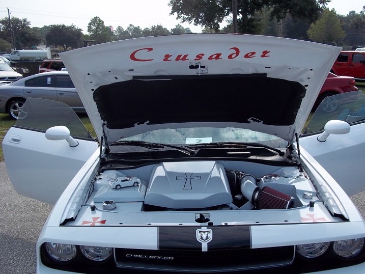 Custom Radiator Shroud Cover 08-up Dodge Challenger Custom Radiator Shroud Cover 08-up Dodge Challenger